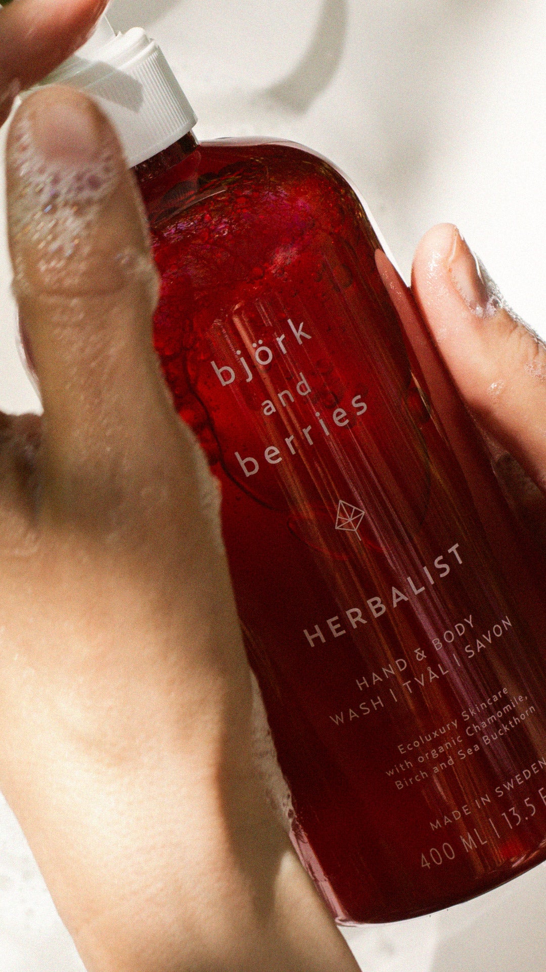Rankų ir kūno prausiklis Herbalist 400ml su natūraliais ingredientais