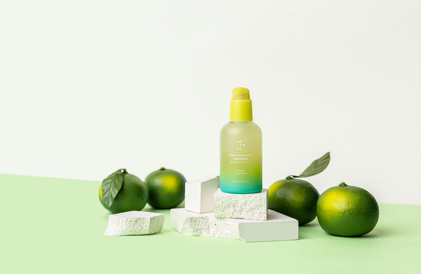 Soroci Low Hyaluronic Tangerine stiprinamasis serumas 50ml – intensyviai drėkina ir atgaivina odą su hialurono rūgštimi ir citrusų ekstraktu