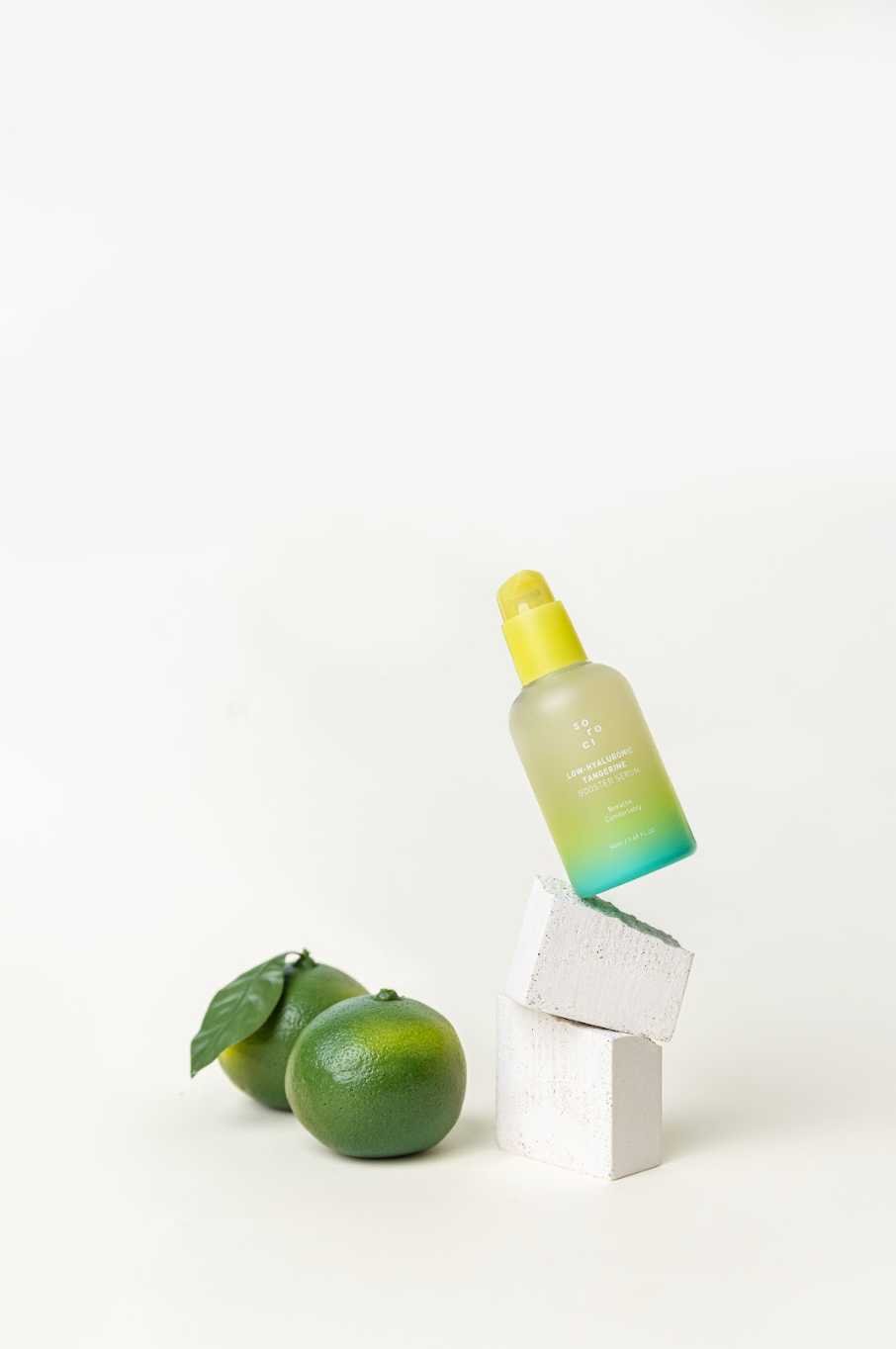 Soroci Low Hyaluronic Tangerine stiprinamasis serumas 50ml – intensyviai drėkina ir atgaivina odą su hialurono rūgštimi ir citrusų ekstraktu